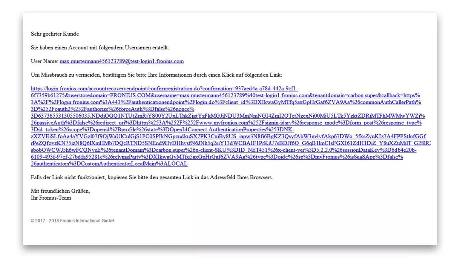 Verifizierungs-E-Mail