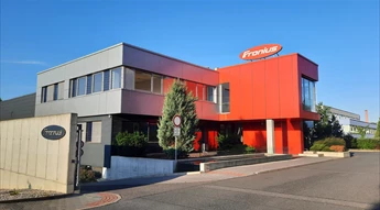 Frontside of the Fronius building in Prague