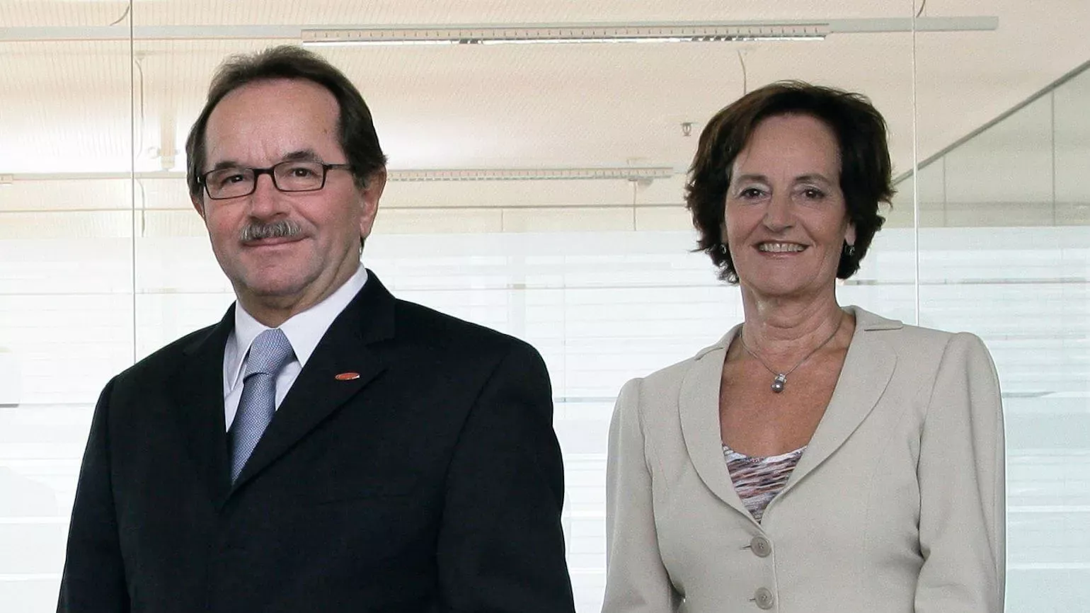 Klaus Fronius και Brigitte Strauß