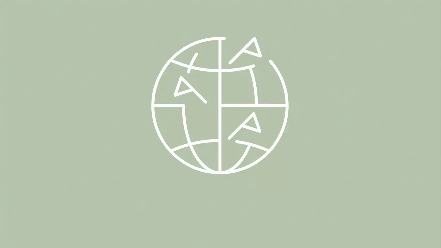 Icon mit Weltkugel