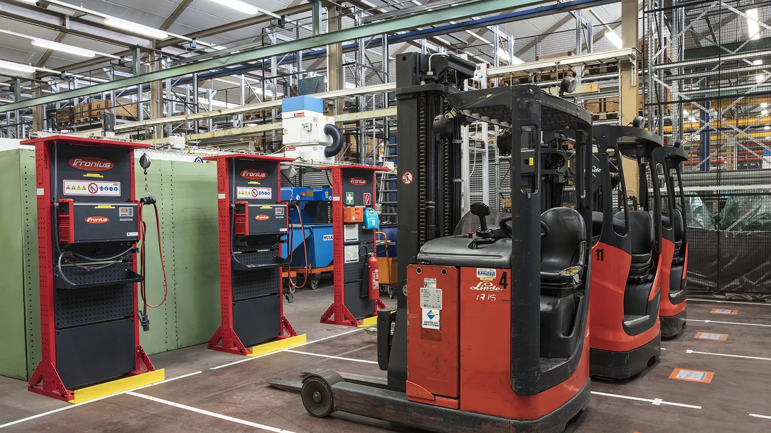 Fronius Perfect Charging outfitted the Charging Station of Reishauer AG with Selectiva Battery Charging Systems, Safety Modules and charging modules