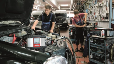 auto, batterie