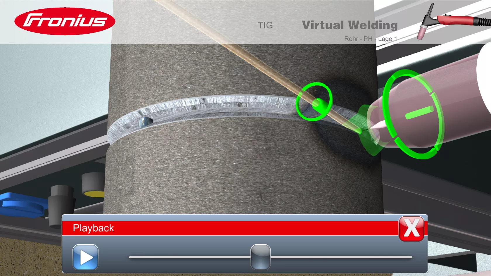 Virtual Welding Ghost