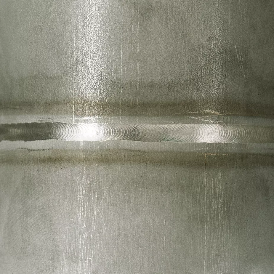 Clean welded