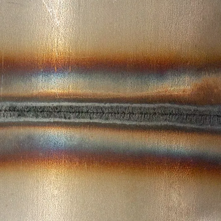 Welds with start-up paints