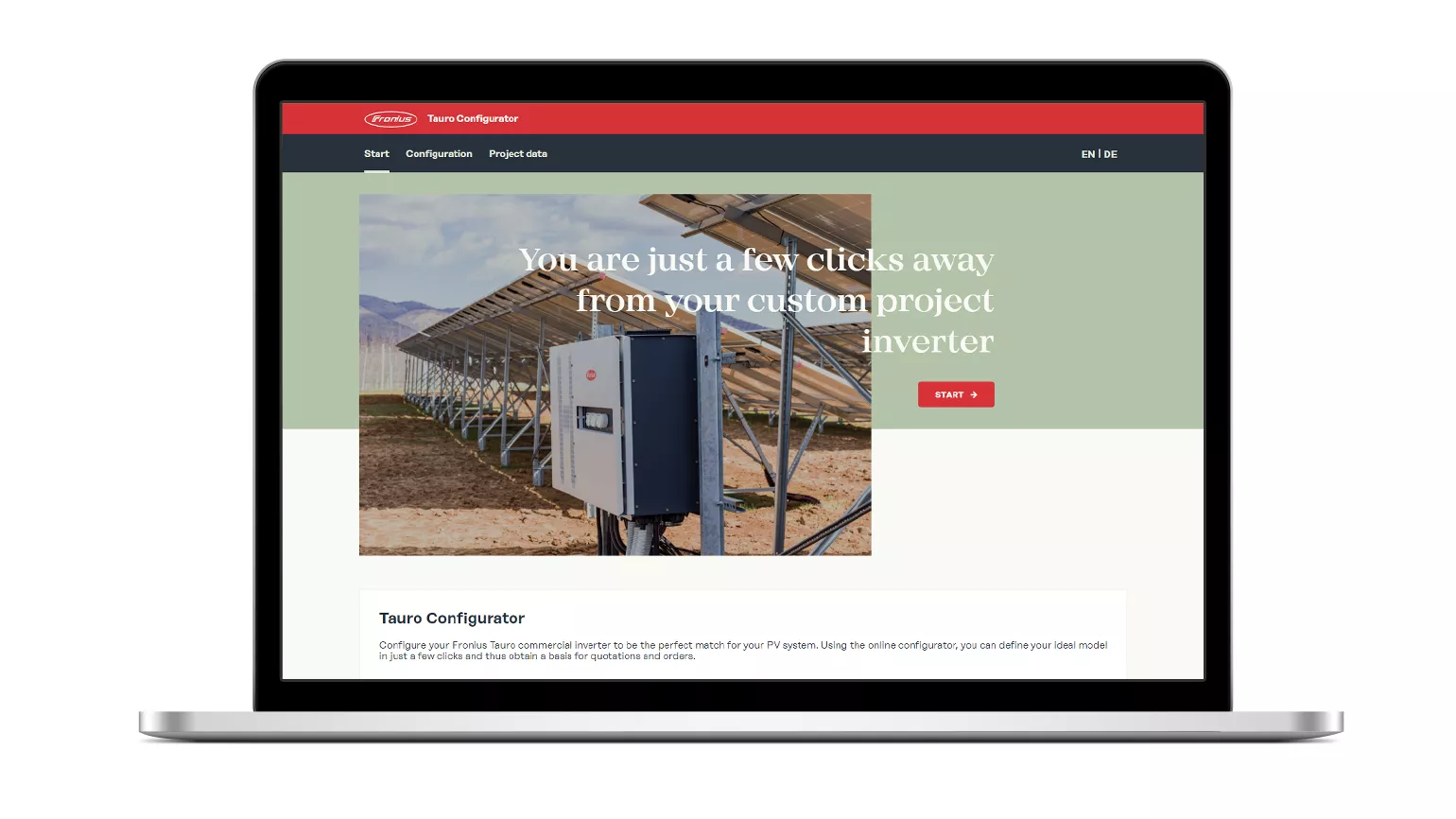 Software di progettazione Tauro.Configurator