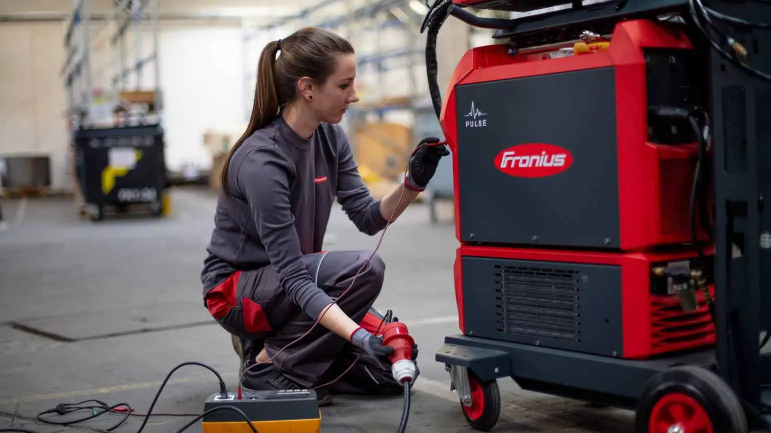 Safety inspection welding machine
